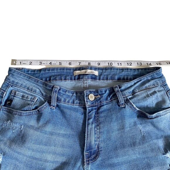 KanCan Distressed Stretch Jeans VBK1221 Blue Sz 28 - Picture 6 of 12